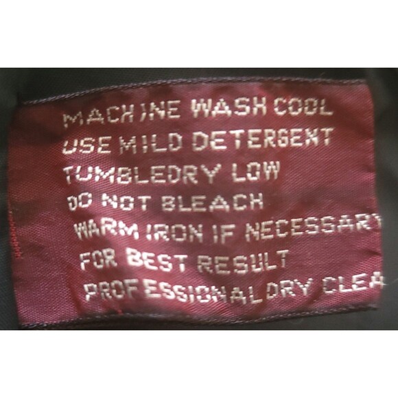 JORDACHE VINTAGE-STYLE OLIVE GREEN BOMBER JACKET SIZE 42 Classic Military Design - Picture 11 of 11